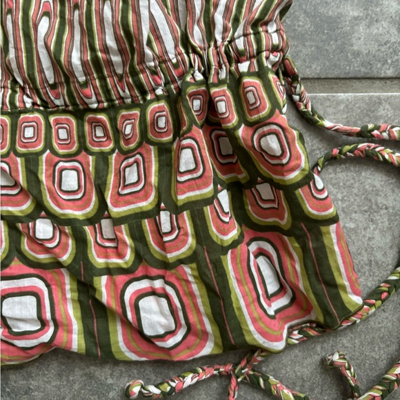 Bebe Vintage Mixed Print Boho Top - Picture 3 of 15